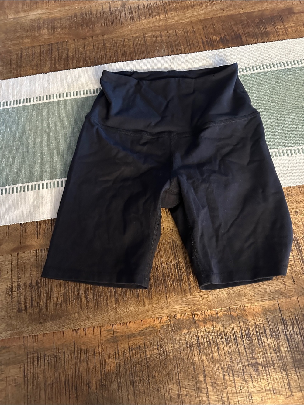 Beyond Yoga Women's Black High-Rise Bike Shorts